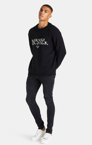 SikSilk Men's X Messi Division Knit Sweater