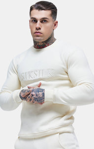 SikSilk Men's X Messi Embroidered Crew Sweater